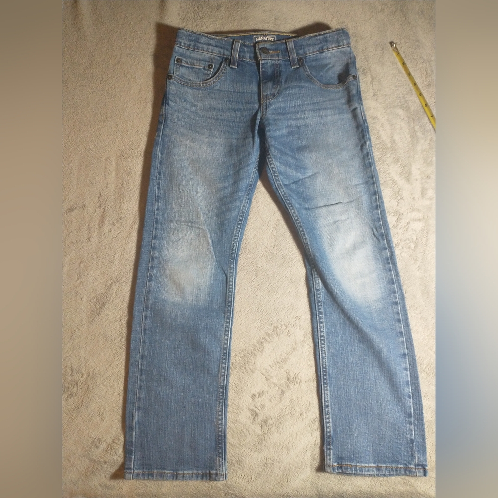 Levi Strauss & Co. Gold Label Signature Slim Straight Blue Jeans - Size Reg 10